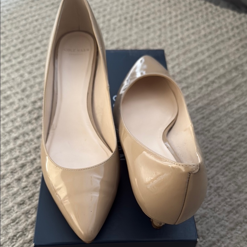 Cole Haan Cream Juliana pump Classic Pointed Toe Heels